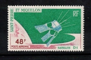 St. Pierre & Miquelon Sc C32 MNH issue of 1966 - Space - Picture 1 of 1