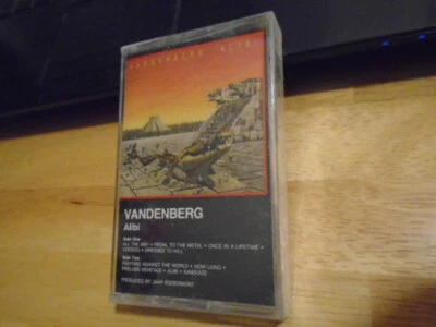 SEALED RARE PROMO Vandenberg CASSETTE TAPE Alibi 1985 rock Kayak Golden Earring - Image 1 of 3