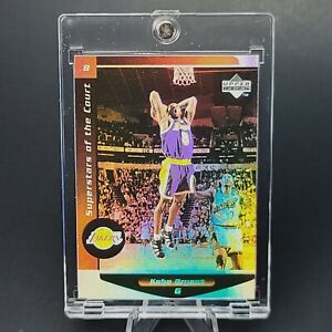 Kobe Bryant UPPER DECK HOLO SUPER STARS OF THE COURT LAKERS CARD -MINT -W/CASE