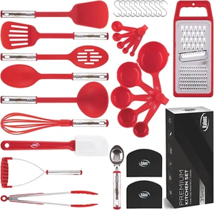 Kitchen Utensils Set 35 PCS Cooking Utensils Set, Nonstick and Heat Resistant Ny - Picture 1 of 13