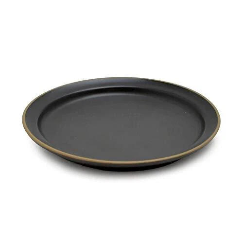 TAMAKI T-788523 Plate M Edge Line 黑色直径 7.9 x 高度 0.9 英寸(20 — 第 1/1 张图片