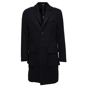6137J cappotto uomo OFFICINA36 Mix Wolle Blau Jacke Mantel Herren - Bild 1 von 4
