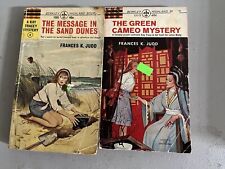 Frances K Judd 2 Book Lot Vintage Kay Tracey Series Green Cameo Mystery Message