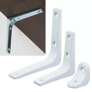 Regal-Winkel Regal-Träger Mensola Console Supporto Piccolo Fino Grande Bianco - Foto 1 di 3