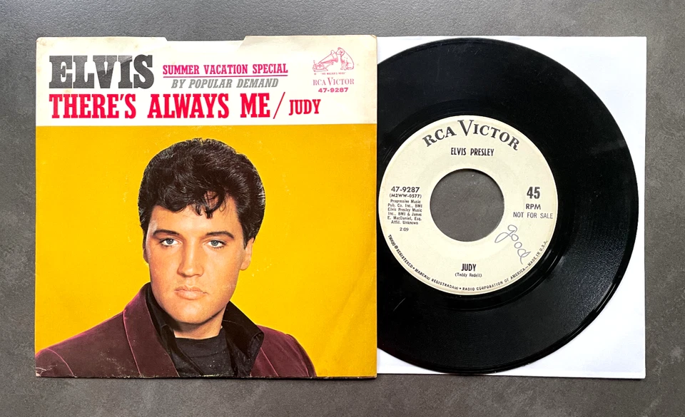 7" Elvis Presley - Judy - US RCA Promo - Bild 1 von 1