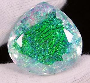 130 Cts Natural Certified Heart Cut Monarch Fire Opal Doublet Loose Gemstone - Picture 1 of 5