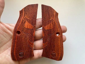 Nuevas empuñaduras finas de madera dura estilo calavera para CZ Shadow 2 artesanías - Imagen 1 de 4