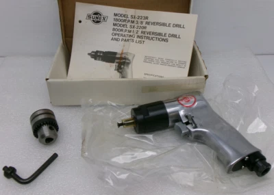 SUNEX 3/8" REVERSIBLE DRILL 1800 RPM MODEL: SX-223R #390F - Imagem 1 de 4