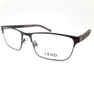 IZOD IZ 2128 Black 53mm New Authentic RX Eyeglass Frame - Picture 1 of 4