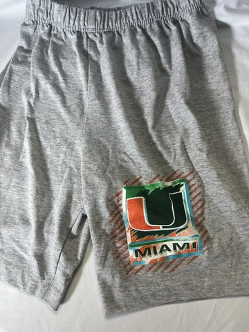 Vintage University Of Miami Shorts Size Medium Cover