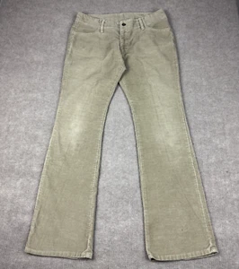 Pantalones de pana vintage Levi's Y2K para mujer 31M color tostado corte bota acampanado pestaña roja EE. UU. 31x32 - Imagen 1 de 21