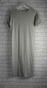 Country Road womens tshirt dress grey short sleeve midi crew neck cotton XXS - Picture 1 of 11