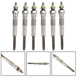 12 Volt Glow Plugs Fits Toyota Landcruiser Hj47 Hj60 Hj75 4.0L 2H Diesel Engine - Picture 1 of 12