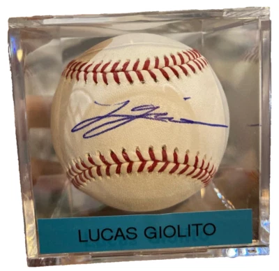 Lucas Giolito Chicago WhiteSox AllStar No Hitter autógrafo firmado ROMLB béisbol Foto 1 de 4