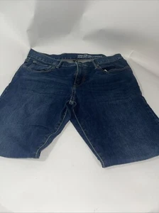GAP Men's Size 38x32 Blue Skinny Stretch Medium Wash Cotton Blend Denim Jean - Picture 1 of 8