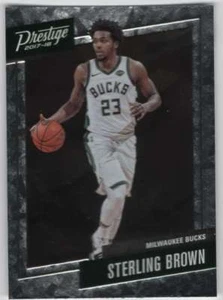 2017-18 Panini Prestige Silver Micro Etch Rookies #44 Sterling Brown Bucks - Picture 1 of 1