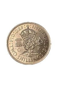 Two Shillings / Florin 1947 King George VI British Coin - Superb Condition - Picture 1 of 4