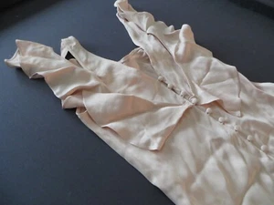 RÜSCHENKLEID - ÄRMELLOS - ALTROSA - KNOPFLEISTE - GR. M - Bild 1 von 5