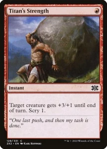 Titan's Strength (128) Double Masters 2022 MTG Magic - Picture 1 of 1