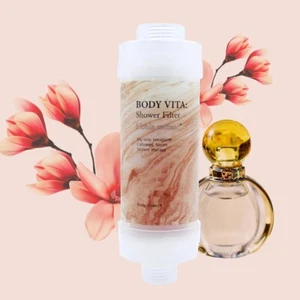 BodyVita Vitamin Shower Filter Cotton Reduces Dry Itchy Skin Improve Skin&Hair - Picture 1 of 11