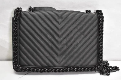 Bolso Bandolera Aldo Greenwald Cadena Imitación Cuero Acolchado Correa Pesada 12" x 7.5" Foto 1 de 4