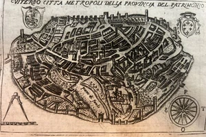 Viterbo; Pietro BERTELLI (Padova 1571 - 1621) - Viterbo città LAZIO - Picture 1 of 6