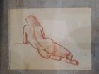 Emile Baes Women's Nude Blood Drawing from a Lot of Artist's Works