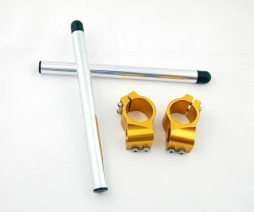 50MM CNC Handle Bar Clip On For Ducati Monster Aprilia RSV Mille Mille R RS GD Foto 1 de 2