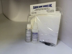 TOOL & CLEANING KIT FOR VIDEO GAME CARTRIDGE NES SNES GENESIS N64 GAMEBOY GAMES - Picture 1 of 1
