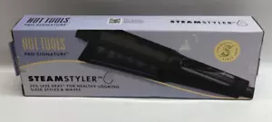 Hot Tools Pro HTST2594 Steam Styler Less Heat Silk Waves Hair Styles Flat Iron - Picture 1 of 6