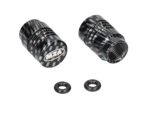 Set Di Tappi Valvola In Alluminio Carbonio Per Moto Moped Mokick Scooter Auto - Bild 1 von 1