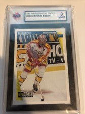 1997-98 Upper Deck Collector's Choice Swedish Henrik Sedin #160 Rookie RC KSA 8