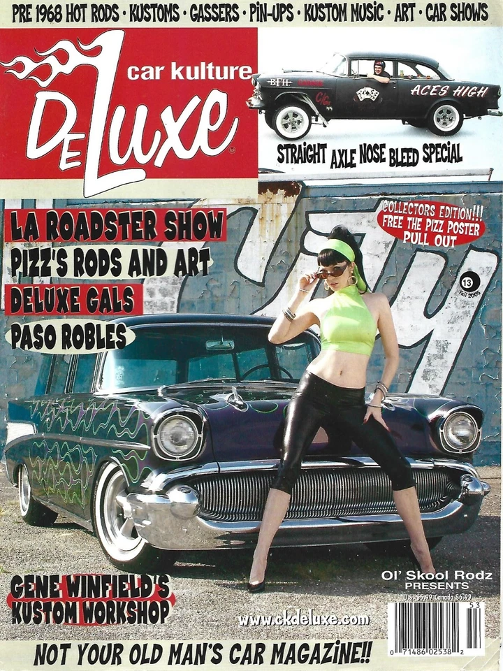 FALL 2005 CAR KULTURE DELUXE MAGAZINE HOT RODS GIRLS TATTOOS STRAIGHT AXLE MUSIC - Image 1 of 1