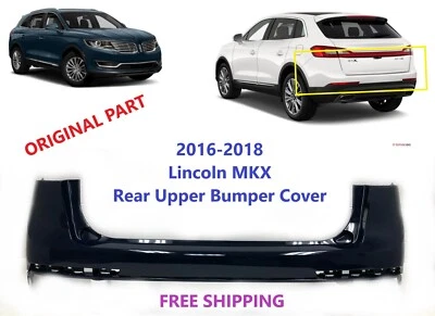 Cubierta superior del parachoques trasero Lincoln MKX 2016 2017 2018 (azul fapsodía) #1 Foto 1 de 4