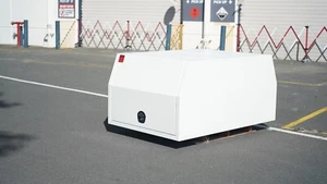 WHITE Aluminium Canopy Toolbox Dual Cab Ute Truck Canopy Toolbox 1775 1600 850 - Picture 1 of 9