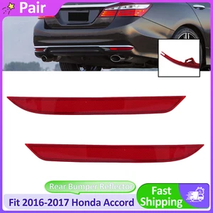 Pair Rear Bumper Reflector Brake Light Fit 2016-2017 Honda Accord RH & LH 2pcs - Bild 1 von 11