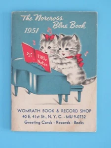 Libro calendario original vintage 1951 lindos gatitos notas y fechas Norcross Womrath - Imagen 1 de 7