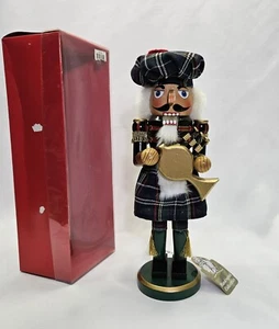 Santa's Workshop Irish Bagpiper Nutcracker Handcrafted Collectibles with Box - Picture 1 of 21
