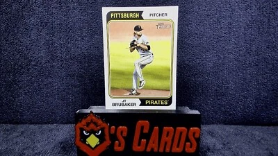 2023 Topps Heritage | JT Brubaker | Pirates | 454 SP - Image 1 of 2