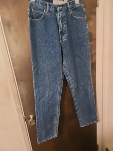 St Johns Bay jeans Women 12 blue Denim Relaxed Fit Straight Leg pants Ladies - Bild 1 von 7