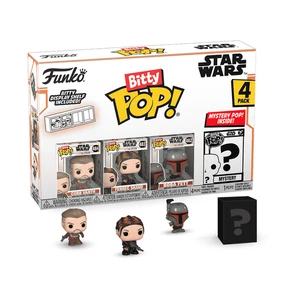 Funko Bitty Pop! Star Wars Mandalorian Cobb Vanth Boba Fett Fennec Shand Paquete de 4 - Imagen 1 de 5
