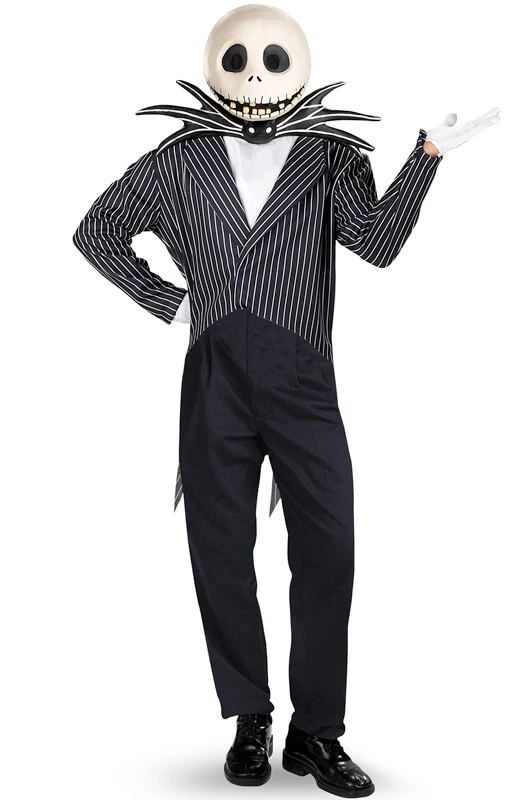 The Night Before Christmas Jack Skellington Deluxe Adult Costume - Image 1 of 1