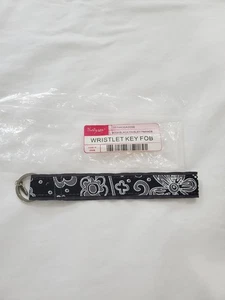 Thirty One Hang It Up Schlüsselanhänger schwarz Paisley Parade Schlüsselring Clip/Handgelenk Schlüsselanhänger - Bild 1 von 2