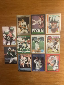 NY Jets  Vintage Quarterback Lot of (11) w/ Rookies Todd O'Brien Testaverde Ryan - Picture 1 of 1