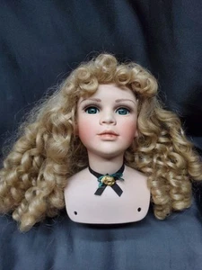 D4 Vintage 7" Porcelain Doll head for Doll Making and Repair - Picture 1 of 12