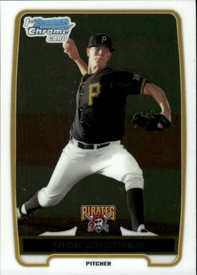 2012 Bowman #BCP8 Nick Kingham Chrome Prospects [GOATCARDS] - Image 1 of 2