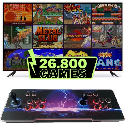 Consola Pandora Box Arcade con 26800 Juegos Retro con LED y Sistema de Sonido - Immagine 1 di 4