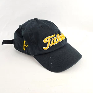 Pittsburgh Pirates Titleist Hat Mens Black Cap Logo Script Adjustable Golf '47 - Picture 1 of 11