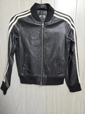 adidas Leather Track Jacket PHARRELL WILLIAMS 2014 Oscars Happy Performance Used - Image 1 of 4