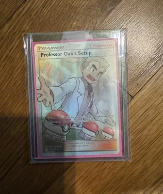 Professor Oak's Setup (Full Art) 233/236 Sm-Cosmic Eclipse Holo - Image 1 of 2